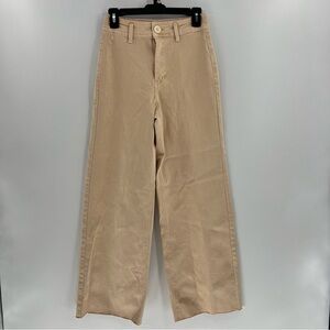 Oat New York Tan Wide Leg Jeans